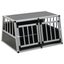vidaXL Dog Cage with Double Door 89x69x50 cm Carousel 3
