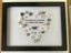 Beautiful handmade button “Merry Christmas” framed gift Carousel 11
