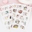 Cat's Mood Words Washi Stickers 6 sheets ST354 Carousel 1