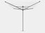 60m Rotary Clothes Line | Lift-O-Matic Top Spinner Clothesline Dryer | BRABANTIA Carousel 1