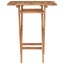vidaXL Folding Garden Table 60x60x75 cm Solid Teak Wood Carousel 4