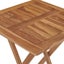 vidaXL Folding Garden Table 60x60x75 cm Solid Teak Wood Carousel 6