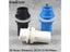 20-50mm Black/Blue/White Aquarium PVC Waterproof Pipe Butt Fitting Carousel 4