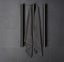 BLACK 3 x VERTICAL HEATED TOWEL RAIL ROUND Carousel 3
