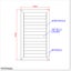 Aluminium Pedestrian Louver Gate 1M (PL10IL) Carousel 3