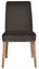 Dining Chair Pascal - Dark Grey Velvet with Antique Studs Carousel 3