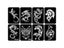 34pcs/Lot Dragon Wolf Tattoo Stencils Template For Men Arm Back Chest Paint Carousel 1