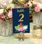 Lotus Floral Border Table Numbers DIY Wedding Reception Table Top Cards Carousel 2