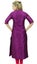 Phagun Women's Straight Magenta Dupion Kurti With Band Collar Casual Clothing Carousel 4