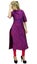 Phagun Women's Straight Magenta Dupion Kurti With Band Collar Casual Clothing Carousel 5