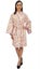 Bimba Women Floral Print Kimono Robe With Belt Wedding Nightwear Cover Up Carousel 1