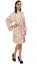 Bimba Women Floral Print Kimono Robe With Belt Wedding Nightwear Cover Up Carousel 5