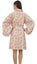 Bimba Women Floral Print Kimono Robe With Belt Wedding Nightwear Cover Up Carousel 6