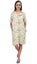 Bimba Light Floral Print Women's Short Sleeve Sleepshirt With Pocket Carousel 1