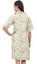 Bimba Light Floral Print Women's Short Sleeve Sleepshirt With Pocket Carousel 6
