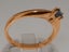 Rose Gold Natural Sapphire Womens Solitaire Ring - Full 18ct Gold UK Hallmark Carousel 3