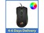 HXSJ A869 Wired Gaming Mouse 7 Buttons 3200DPI 7 Colors LED USB Carousel 7