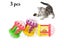 3pcs New Plush Mouse Cat Toy Scratch Bite Resistant Interactive For Cat Kitten Carousel 1