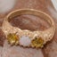 Rose Gold Natural Opal & Citrine Womens Trilogy Ring - Full 9ct UK Hallmark Carousel 4