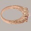 Rose Gold Pearl & Ruby Womens Trilogy Ring - Full 18k UK Hallmark Carousel 2