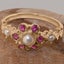 Rose Gold Pearl & Ruby Womens Ring - Full 14k UK Hallmark Carousel 4