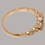 Rose Gold Natural Pink Tourmaline Womens Trilogy Ring - Full Gold UK Hallmark Carousel 4