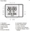 CLOCK WITH PROJECTION AND TEMPERATURE MEASURE / CALENDAR ETC Carousel 4