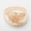 Rose Gold Natural Diamond Womens Band Ring - Full 14ct Gold UK Hallmark Carousel 2