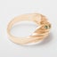 Rose Gold Natural Emerald Womens Band Ring - Full 14ct Gold UK Hallmark Carousel 3