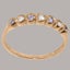 Rose Gold Synthetic Cubic Zirconia & Tanzanite Eternity Ring - Full UK Hallmark Carousel 2