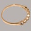 Rose Gold Synthetic Cubic Zirconia & Tanzanite Eternity Ring - Full UK Hallmark Carousel 4