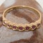 Rose Gold Natural Ruby Womens Eternity Ring - Full 9ct UK Hallmark Carousel 5