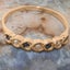 Rose Gold Pearl & Sapphire Womens Eternity Ring - Full 9ct UK Hallmark Carousel 5