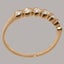 Rose Gold Pearl Womens Eternity Ring - Full 9ct UK Hallmark Carousel 3