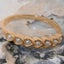 Rose Gold Pearl Womens Eternity Ring - Full 9ct UK Hallmark Carousel 5