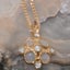 Rose Gold Natural Diamond & Opal Womens Vintage Pendant - Full 18k UK Hallmark Carousel 3