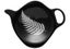 Silver Fern Tea Bag Holder - Set of 6 (Black) Carousel 1