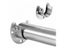 Stainless Steel Clothes Rail Closet Pole With Socket Flange End Supports Carousel 2