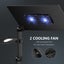 Portable Adjustable Laptop Stand Desk Table Vented w CPU Fans & Mouse Pad Carousel 3