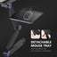 Portable Adjustable Laptop Stand Desk Table Vented w CPU Fans & Mouse Pad Carousel 4