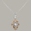 White Gold Cubic Zirconia & Citrine Womens Pendant & Chain Carousel 3
