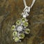 Sterling Silver Cubic Zirconia & Peridot Womens Pendant & Chain Carousel 4