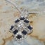 Sterling Silver Cubic Zirconia & Sapphire Womens Pendant & Chain Carousel 4