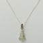 White Gold Natural Opal & Cubic Zirconia Womens Bohemian Pendant & Chain Carousel 3