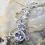 White Gold Natural Tanzanite & Cubic Zirconia Womens Bohemian Pendant & Chain Carousel 4