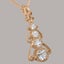 Rose Gold Cubic Zirconia Womens Bohemian Pendant & Chain Carousel 3