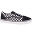Vans Kids Juniors Ward Checkered Low Top Trainers - Black/White Carousel 1