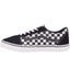 Vans Kids Juniors Ward Checkered Low Top Trainers - Black/White Carousel 2
