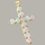 Gold Natural Opal Womens Cross Pendant & Chain - Choice of Chain Lengths Carousel 1