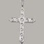White Gold Pearl Womens Cross Pendant & Chain - Choice of Chain Lengths Carousel 3